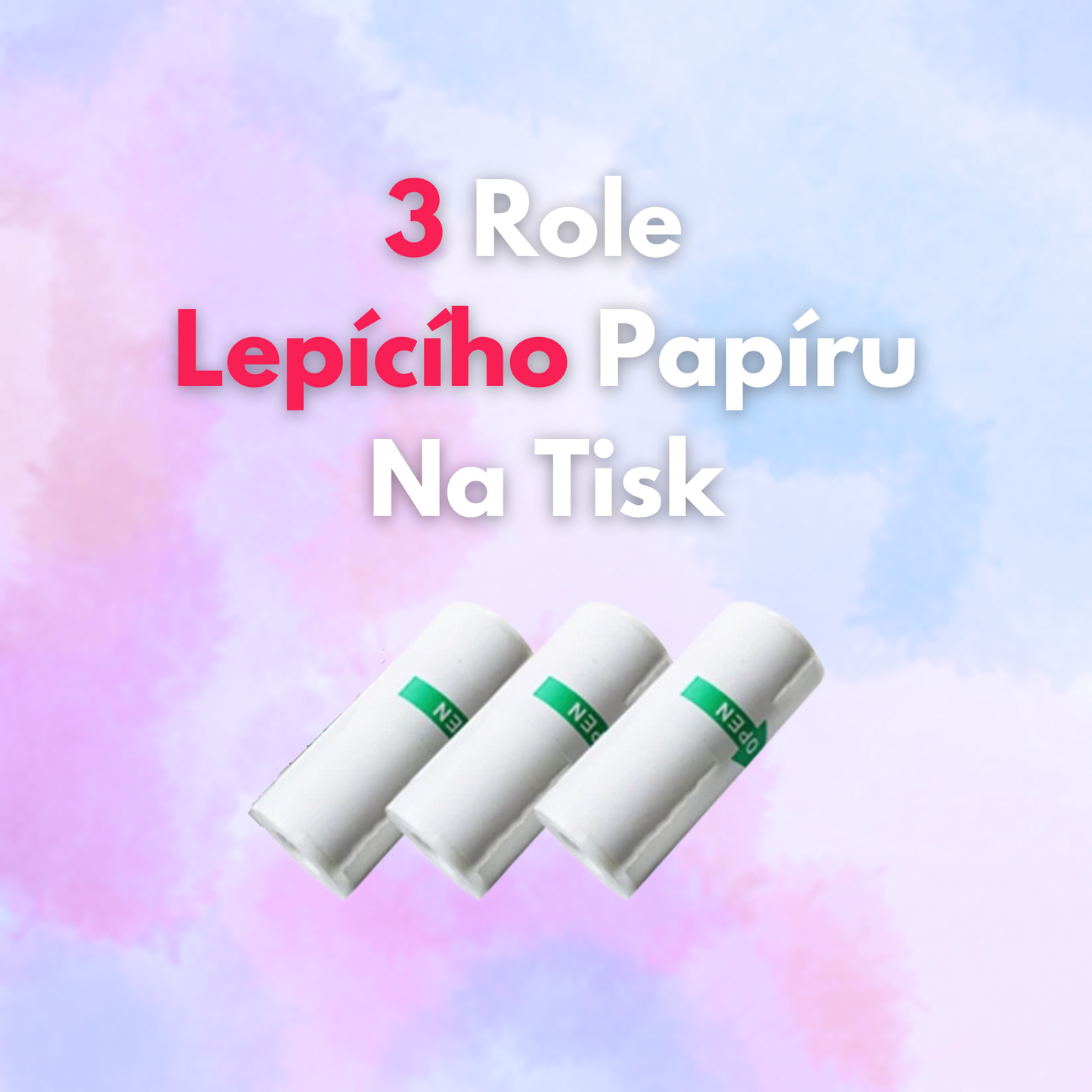 3 Role Papíru na Tisk